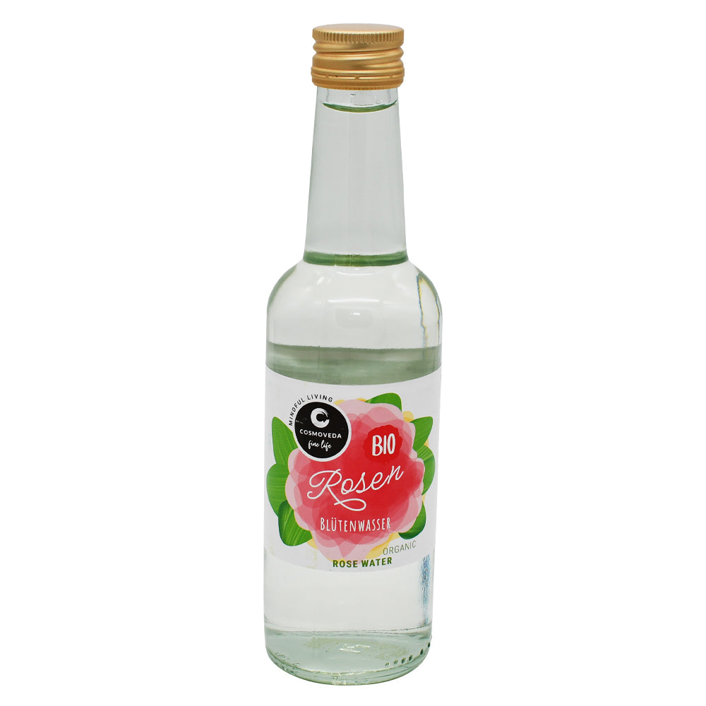 COSMOVEDA Bio Rosenblütenwasser – 250 ml