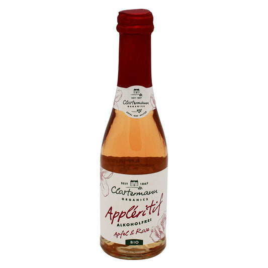 Clostermann Organics Appléritif Apfel & Rose – Alkoholfrei, 0,20 l
