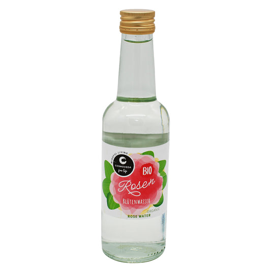 COSMOVEDA Bio Rosenblütenwasser – 250 ml