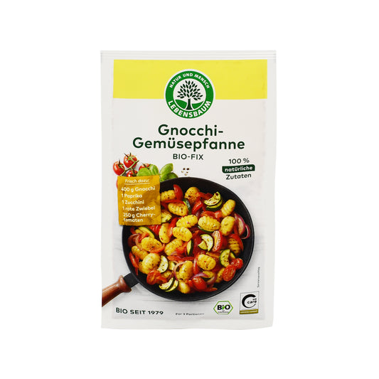 Gnocci-Gemüsepfanne Bio-Fix mit 100 % natürlichen Zutaten - Online-Shop Biomarkt Landgefühl Wiehl