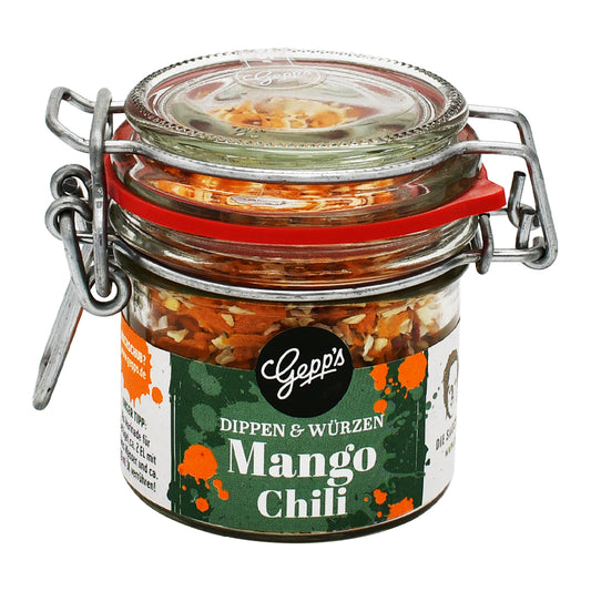 Gepp's Bio Mango Chili Gewürz – fruchtig-scharfe Gewürzmischung mit Mango und Chili. Jetzt im Online-Shop vom Biomarkt Landgefühl in Wiehl kaufen!