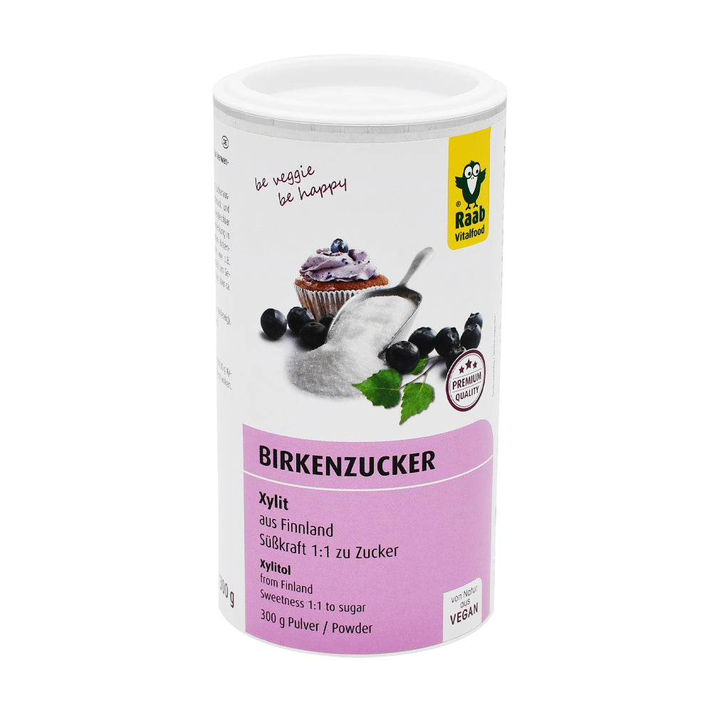 Raab Vitalfood Birkenzucker – 300 g Dose. Jetzt im Online-Shop vom Biomarkt Landgefühl in Wiehl kaufen!